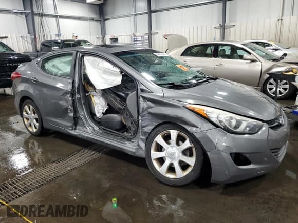 ✅ 2013 Hyundai Elantra Limited • VIN: 5NPDH4AE9DH329557 • Лот: 84478665. Опубликован ранее на Copart с пробегом Не указан. Бесплатный доступ к архиву аукционных продаж из США и подробный отчёт об истории автомобиля на DreamBid. Изображение 4.