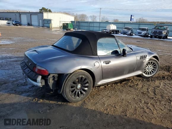 ✅ 2001 BMW Z3 3.0 • VIN: WBACN53451LL46309 • Lot: 88944085. Wystawiony na Copart z przebiegiem 159 449 mil. Bezpłatny archiwum sprzedaży aukcyjnych z USA i szczegółowy raport historii pojazdu na DreamBid. Zdjęcie 3.