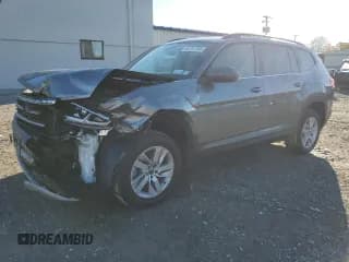 ✅ 2021 Volkswagen Atlas S • VIN: 1V2GP2CA2MC575830 • Lot: 82757395. Wystawiony na Copart z przebiegiem 63 319 mil. Bezpłatny archiwum sprzedaży aukcyjnych z USA i szczegółowy raport historii pojazdu na DreamBid. Zdjęcie 1.