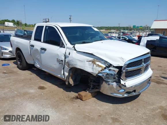 ✅ 2019 Ram 1500 Tradesman • VIN: 1C6RR6FG2KS704851 • Lot: 42886893. Listed on IAAI with 68,666 mi. Free auction sales archive from the USA and detailed vehicle history report at DreamBid. Image 1.