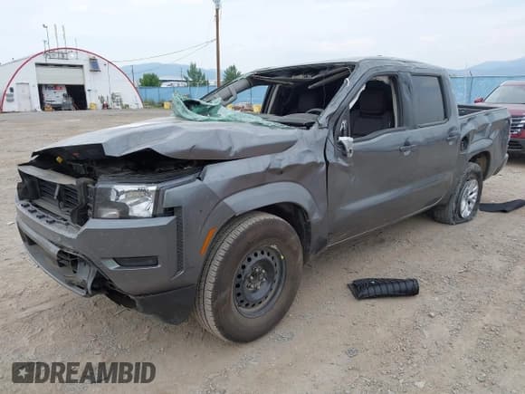✅ 2024 Nissan Frontier Pro-X • VIN: 1N6ED1EJ2RN650804 • Lot: 43037267. Listed on IAAI with 19,081 mi. Free auction sales archive from the USA and detailed vehicle history report at DreamBid. Image 2.