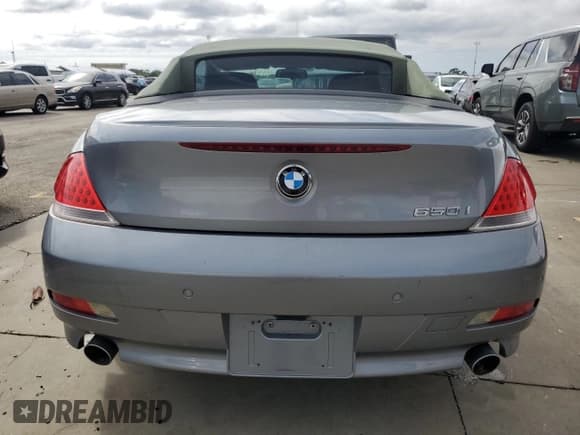 ✅ 2007 BMW 6 Series 650i • VIN: WBAEK135X7CN83938 • Lot: 74963784. Listed on Copart with Not provided. Free auction sales archive from the USA and detailed vehicle history report at DreamBid. Image 6.