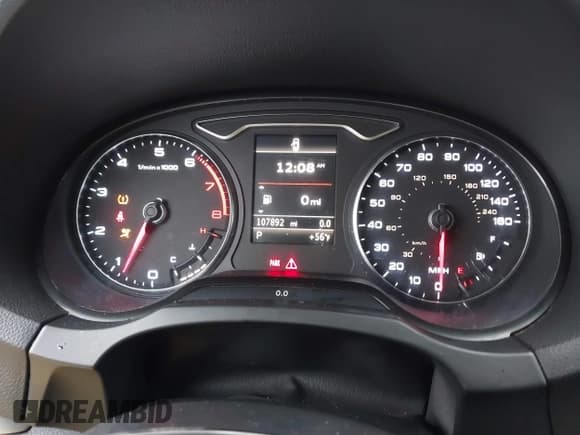 ✅ 2015 Audi A3 Premium • VIN: WAUACGFF9F1092399 • Lot: 42117258. Listed on IAAI with 107,892 mi. Free auction sales archive from the USA and detailed vehicle history report at DreamBid. Image 7.