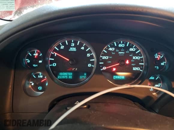 2012 Chevrolet Silverado 1500 LTZ with VIN 1GCRKTE76CZ184949, listed as a Copart auction lot 46220885 with 213,975 mi miles and Salvage title. Bid and sale history available at DreamBid. Image 9.