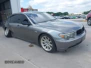 ✅ 2004 BMW 7 Series 745Li • VIN: WBAGN63584DS55758 • Lot: 43054735. Listed on IAAI with 135,039 mi. Free auction sales archive from the USA and detailed vehicle history report at DreamBid. Image 1.
