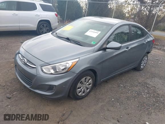 ✅ 2017 Hyundai Accent SE • VIN: KMHCT4AE8HU355519 • Lot: 43554999. Wystawiony na IAAI z przebiegiem 46 660 mil. Bezpłatny archiwum sprzedaży aukcyjnych z USA i szczegółowy raport historii pojazdu na DreamBid. Zdjęcie 2.