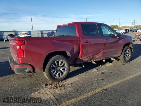 ✅ 2020 Chevrolet Silverado 1500 RST • VIN: 1GCUYEED1LZ277338 • Lot: 82758465. Listed on Copart with 98,118 mi. Free auction sales archive from the USA and detailed vehicle history report at DreamBid. Image 3.