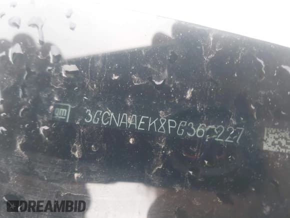 ✅ 2023 Chevrolet Silverado 1500 Work Truck • VIN: 3GCNAAEK8PG365227 • Lot: 43523632. Listed on IAAI with 252,253 mi. Free auction sales archive from the USA and detailed vehicle history report at DreamBid. Image 9.