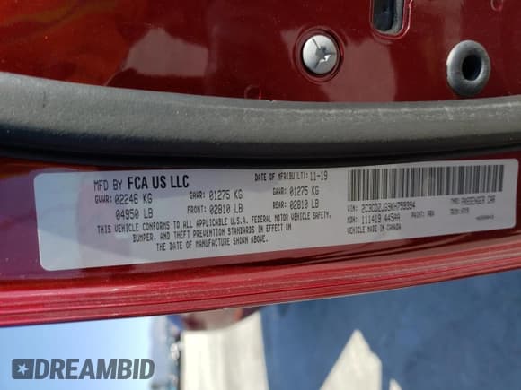 ✅ 2019 Dodge Challenger GT • VIN: 2C3CDZJG9KH759394 • Lot: 46947403. Wystawiony na Copart z przebiegiem 48 185 mil. Bezpłatny archiwum sprzedaży aukcyjnych z USA i szczegółowy raport historii pojazdu na DreamBid. Zdjęcie 15.