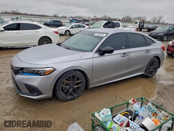 ✅ 2023 Honda Civic Sport • VIN: 2HGFE2F52PH527443 • Lot: 87389935. Listed on Copart with 18,311 mi. Free auction sales archive from the USA and detailed vehicle history report at DreamBid. Image 1.