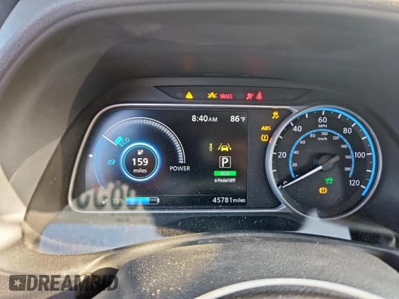 ✅ 2021 Nissan LEAF SV Plus • VIN: 1N4BZ1CVXMC555687 • Lot: 67686855. Listed on Copart with 45,781 mi. Free auction sales archive from the USA and detailed vehicle history report at DreamBid. Image 9.