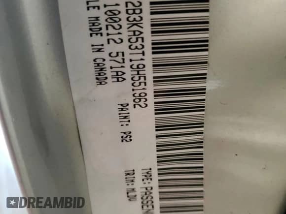 ✅ 2009 Dodge Charger R/T • VIN: 2B3KA53T19H551962 • Лот: 81923154. Размещён на Copart с пробегом 102 789 миль миль. Получите бесплатный доступ к архиву аукционных продаж из США и посмотрите подробный отчёт об истории автомобиля на DreamBid. Изображение 13.