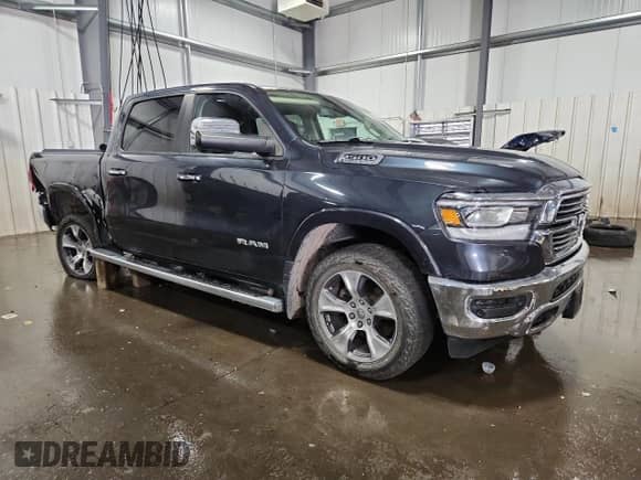 2019 Ram 1500 Laramie с VIN 1C6SRFJT0KN574489, выставлен на аукционе Copart как лот 84782045 с пробегом 112 778 миль миль и Списание • Salvage title. История ставок и продаж доступна на DreamBid. Изображение 4.