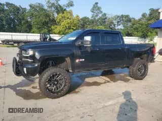 2017 Chevrolet Silverado 1500 LTZ with VIN 3GCUKSEJ8HG461060, listed as a Copart auction lot 69305825 with 145,400 mi miles and Salvage title. Bid and sale history available at DreamBid. Image 1.