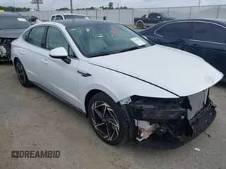 2025 Hyundai Sonata SEL Convenience with VIN KMHL14JA6SA441679, listed as a IAAI auction lot 42749052 with 2,460 mi miles and . Bid and sale history available at DreamBid. Image 1.