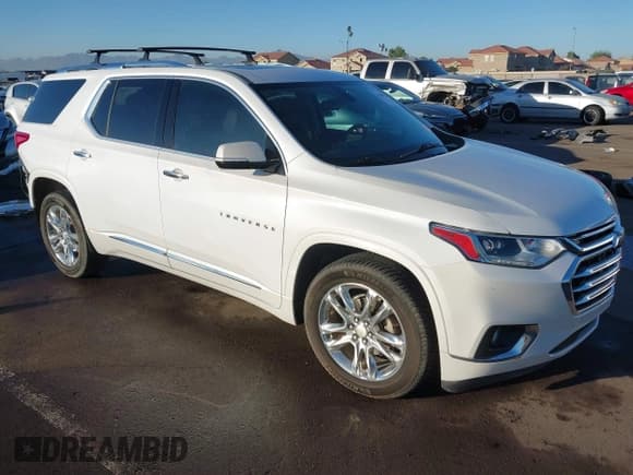 ✅ 2018 Chevrolet Traverse High Country • VIN: 1GNEVKKWXJJ276306 • Lot: 43580995. Wystawiony na IAAI z przebiegiem 86 970 mil. Bezpłatny archiwum sprzedaży aukcyjnych z USA i szczegółowy raport historii pojazdu na DreamBid. Zdjęcie 1.