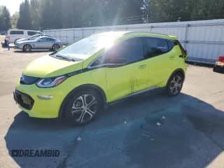 2019 Chevrolet Bolt EV Premier z VIN 1G1FZ6S0XK4130694, wystawiony jako Copart lot #85578825 z przebiegiem 58 449 mil mil oraz Czysty tytuł • Clean title. Historia ofert i sprzedaży dostępna na DreamBid. Obrazek 1.