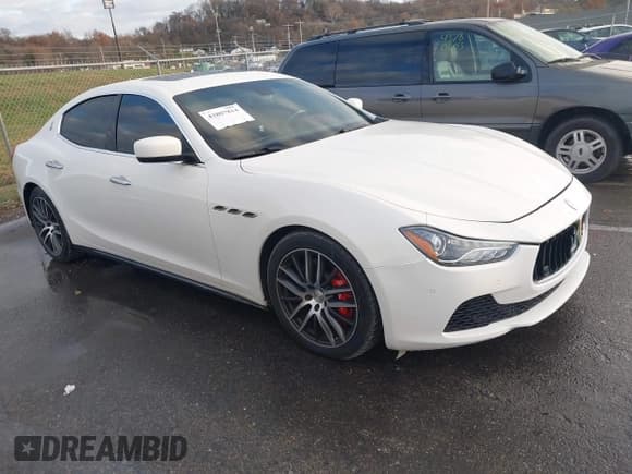 ✅ 2014 Maserati Ghibli S Q4 • VIN: ZAM57RTA2E1086502 • Лот: 43807814. Опубликован ранее на IAAI с пробегом 55 607 миль. Бесплатный доступ к архиву аукционных продаж из США и подробный отчёт об истории автомобиля на DreamBid. Изображение 1.