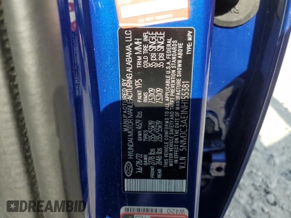 ✅ 2022 Hyundai Tucson SEL • VIN: 5NMJC3AE1NH155381 • Lot: 60158244. Wystawiony na Copart z przebiegiem 114 300 mil. Bezpłatny archiwum sprzedaży aukcyjnych z USA i szczegółowy raport historii pojazdu na DreamBid. Zdjęcie 14.