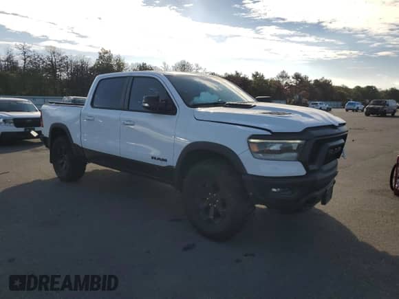 2021 Ram 1500 Rebel z VIN 1C6SRFLT2MN602373, wystawiony jako Copart lot #84780545 z przebiegiem 55 760 mil mil oraz Szkoda całkowita • Salvage title. Historia ofert i sprzedaży dostępna na DreamBid. Obrazek 4.