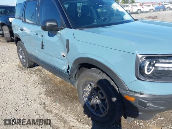 ✅ 2023 Ford Bronco Sport Big Bend • VIN: 3FMCR9B65PRE26121 • Lot: 43431215. Listed on IAAI with 82,058 mi. Free auction sales archive from the USA and detailed vehicle history report at DreamBid. Image 6.