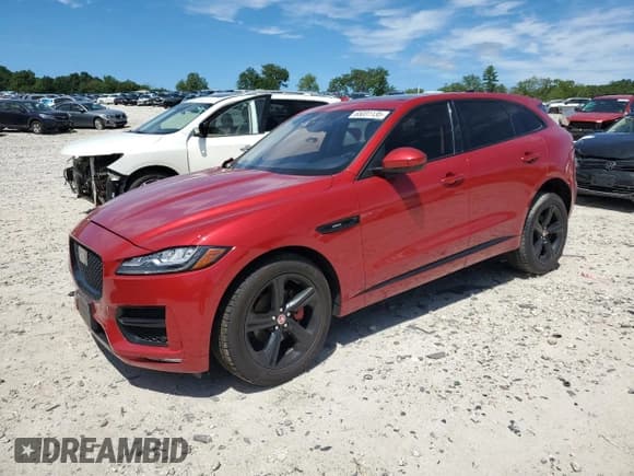 ✅ 2020 Jaguar F-Pace 25t R-Sport • VIN: SADCL2FX6LA621833 • Лот: 65031135. Опубликован ранее на Copart с пробегом 82 013 миль. Бесплатный доступ к архиву аукционных продаж из США и подробный отчёт об истории автомобиля на DreamBid. Изображение 1.