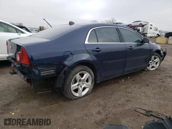 ✅ 2012 Chevrolet Malibu 1LS • VIN: 1G1ZB5E07CF274877 • Lot: 37188574. Listed on Copart with 130,313 mi. Free auction sales archive from the USA and detailed vehicle history report at DreamBid. Image 3.