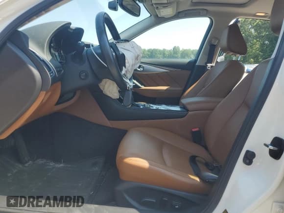 ✅ 2023 Infiniti Q50 Luxe • VIN: JN1EV7BR5PM543135 • Lot: 63479045. Listed on Copart with 21,266 mi. Free auction sales archive from the USA and detailed vehicle history report at DreamBid. Image 7.