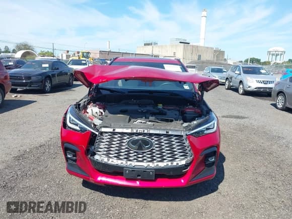 ✅ 2023 Infiniti QX55 Sensory • VIN: 3PCAJ5LRXPF101888 • Lot: 43194050. Wystawiony na IAAI z przebiegiem 26 907 mil. Bezpłatny archiwum sprzedaży aukcyjnych z USA i szczegółowy raport historii pojazdu na DreamBid. Zdjęcie 6.