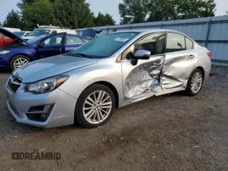 ✅ 2015 Subaru Impreza Limited • VIN: JF1GJAS67FH023276 • Lot: 67766495. Listed on Copart with 91,085 mi. Free auction sales archive from the USA and detailed vehicle history report at DreamBid. Image 1.