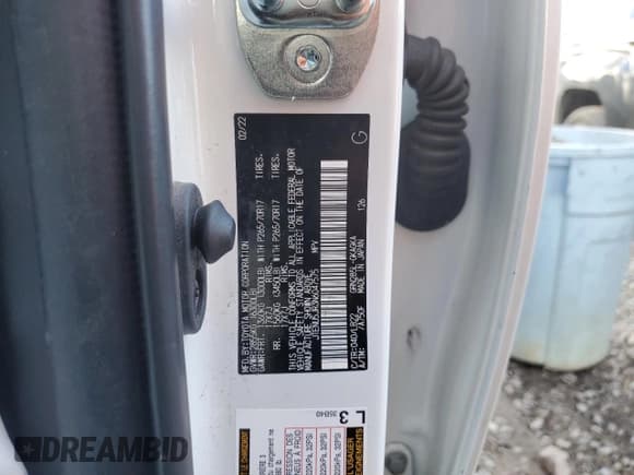 ✅ 2022 Toyota 4Runner SR5 Premium • VIN: JTENU5JR3N6047575 • Lot: 91194775. Listed on Copart with 83,096 mi. Free auction sales archive from the USA and detailed vehicle history report at DreamBid. Image 13.