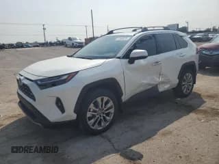 ✅ 2024 Toyota RAV4 Limited • VIN: 2T3Y1RFV3RW318422 • Lot: 71584075. Listed on Copart with 15,726 mi. Free auction sales archive from the USA and detailed vehicle history report at DreamBid. Image 1.
