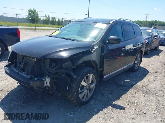 ✅ 2014 Nissan Pathfinder S • VIN: 5N1AR2MM7EC652571 • Лот: 42641349. Опубликован ранее на IAAI с пробегом 208 810 миль. Бесплатный доступ к архиву аукционных продаж из США и подробный отчёт об истории автомобиля на DreamBid. Изображение 2.