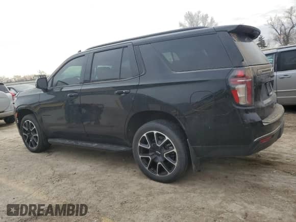 2022 Chevrolet Tahoe RST with VIN 1GNSKRKD7NR282297, listed as a Copart auction lot 41962345 with 60,720 mi miles and Salvage title. Bid and sale history available at DreamBid. Image 2.