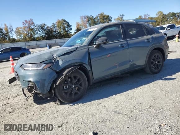 ✅ 2024 Honda HR-V Sport • VIN: 3CZRZ1H50RM723760 • Lot: 82612175. Listed on Copart with 5,319 mi. Free auction sales archive from the USA and detailed vehicle history report at DreamBid. Image 1.