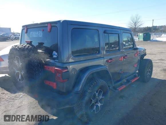 ✅ 2020 Jeep Wrangler Unlimited Rubicon • VIN: 1C4HJXFG3LW291155 • Lot: 41348485. Wystawiony na IAAI z przebiegiem 72 481 mil. Bezpłatny archiwum sprzedaży aukcyjnych z USA i szczegółowy raport historii pojazdu na DreamBid. Zdjęcie 4.