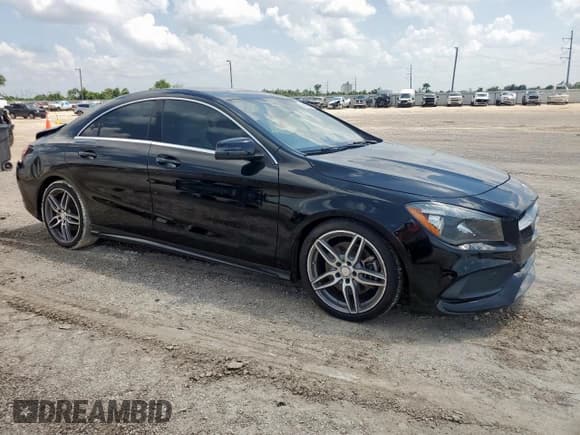 ✅ 2017 Mercedes-Benz CLA 250 • VIN: WDDSJ4EB0HN418747 • Lot: 64824615. Listed on Copart with 72,297 mi. Free auction sales archive from the USA and detailed vehicle history report at DreamBid. Image 4.