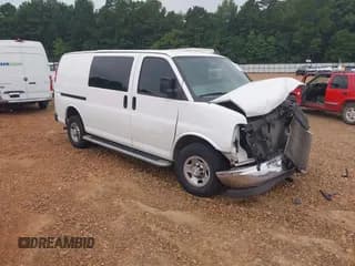 ✅ 2021 Chevrolet Express Cargo • VIN: 1GCWGAF79M1287483 • Lot: 42812416. Listed on IAAI with 63,403 mi. Free auction sales archive from the USA and detailed vehicle history report at DreamBid. Image 1.