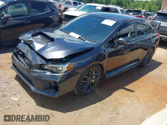✅ 2018 Subaru WRX STI Limited • VIN: JF1VA2W65J9838456 • Lot: 42242468. Listed on IAAI with 61,442 mi. Free auction sales archive from the USA and detailed vehicle history report at DreamBid. Image 2.