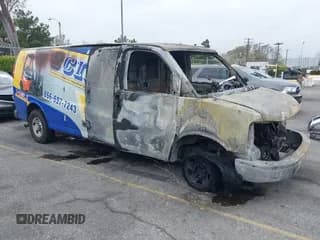 ✅ 2018 Chevrolet Express Cargo • VIN: 1GCWGBFP4J1254537 • Lot: 41894131. Listed on IAAI with Not provided. Free auction sales archive from the USA and detailed vehicle history report at DreamBid. Image 1.