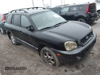 2003 Hyundai Santa Fe GLS with VIN KM8SC73D93U397434, listed as a IAAI auction lot 43545484 with 214,092 mi miles and . Bid and sale history available at DreamBid. Image 1.