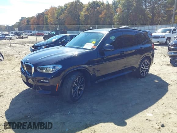 ✅ 2019 BMW X3 sDrive30i • VIN: 5UXTR7C52KLF28600 • Lot: 43612201. Listed on IAAI with 54,841 mi. Free auction sales archive from the USA and detailed vehicle history report at DreamBid. Image 2.