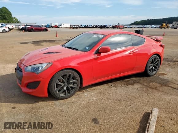 ✅ 2013 Hyundai Genesis Coupe 2.0T • VIN: KMHHT6KD6DU098698 • Lot: 85586015. Listed on Copart with 104,734 mi. Free auction sales archive from the USA and detailed vehicle history report at DreamBid. Image 1.