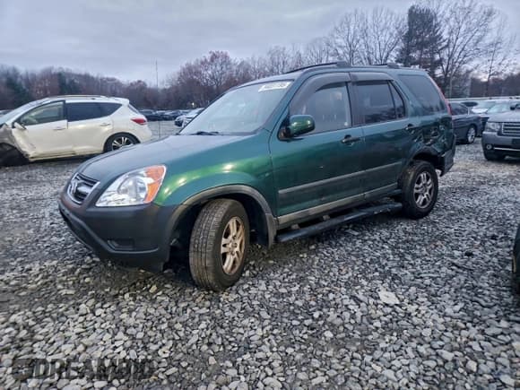 ✅ 2002 Honda CR-V EX • VIN: JHLRD78822C010242 • Lot: 94031195. Listed on Copart with 109,781 mi. Free auction sales archive from the USA and detailed vehicle history report at DreamBid. Image 1.