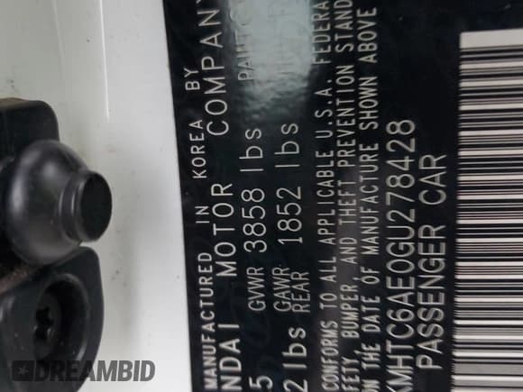 ✅ 2016 Hyundai Veloster Turbo • VIN: KMHTC6AE0GU278428 • Lot: 74853274. Wystawiony na Copart z przebiegiem 48 624 mil. Bezpłatny archiwum sprzedaży aukcyjnych z USA i szczegółowy raport historii pojazdu na DreamBid. Zdjęcie 12.