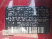 ✅ 2019 Hyundai Elantra Sport • VIN: KMHD04LB1KU860759 • Lot: 43603334. Listed on IAAI with Not provided. Free auction sales archive from the USA and detailed vehicle history report at DreamBid. Image 9.