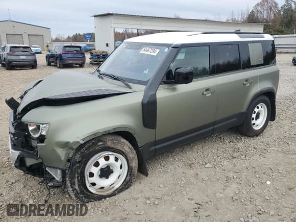✅ 2020 Land Rover Defender • VIN: SALEK7EX0L2015467 • Lot: 84467294. Listed on Copart with 10,132 mi. Free auction sales archive from the USA and detailed vehicle history report at DreamBid. Image 1.