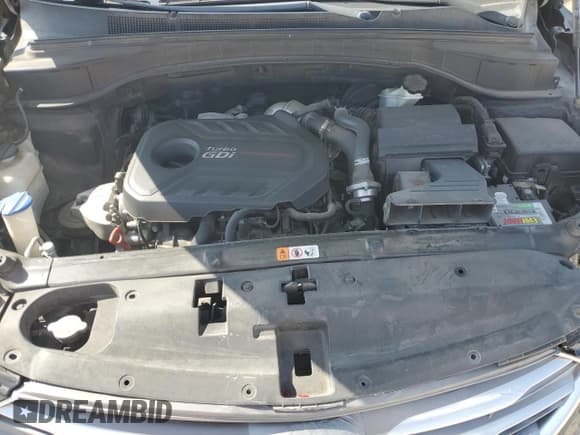 ✅ 2018 Hyundai Santa Fe 2.0T • VIN: 5XYZU4LAXJG548963 • Лот: 82633375. Опубликован ранее на Copart с пробегом 95 041 миль. Бесплатный доступ к архиву аукционных продаж из США и подробный отчёт об истории автомобиля на DreamBid. Изображение 12.