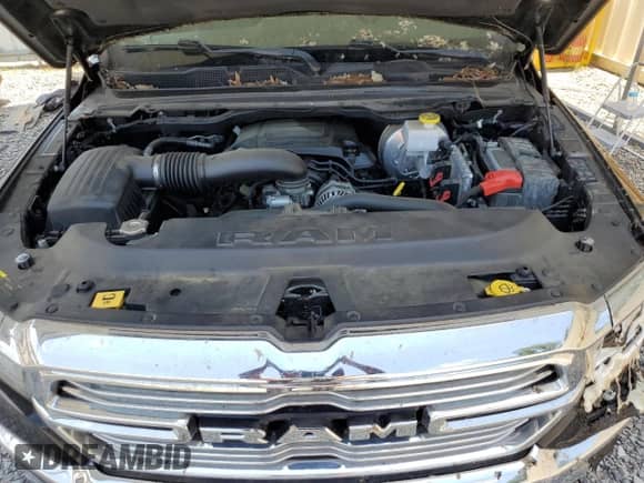 2020 Ram 1500 Laramie with VIN 1C6RREDT9LN294754, listed as a Copart auction lot 60804234 with 57,595 mi miles and Salvage title. Bid and sale history available at DreamBid. Image 12.