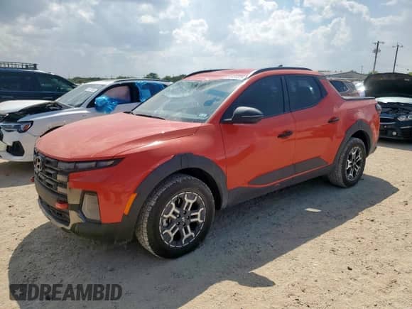 2025 Hyundai Santa Cruz XRT z VIN 5NTJDDDFXSH151742, wystawiony jako Copart lot #83954675 z przebiegiem 6 729 mil mil oraz Szkoda całkowita • Salvage title. Historia ofert i sprzedaży dostępna na DreamBid. Obrazek 1.